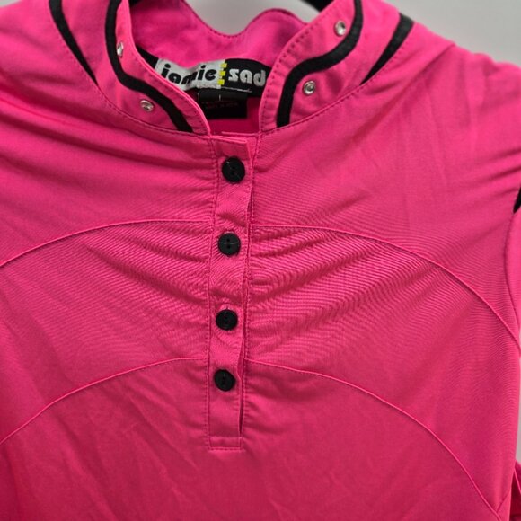Jamie Sadock Pink Sleeveless Sporty Golf Shirt Size Large - Picture 2 of 13
